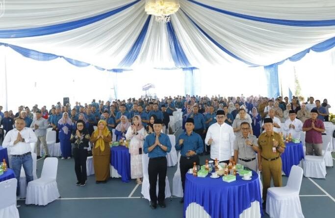 Acara Halal Bihalal dan tasyakuran Hari Ulang Tahun (HUT) ke-52 Perumda Tirta Kencana Samarinda.