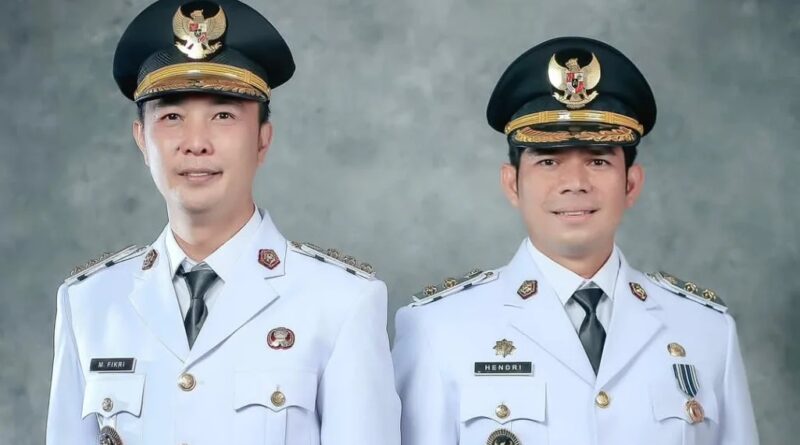 Bupati Rejang Lebong Muhammad Fikri Thobari bersama Wakil Bupati Hendri Praja