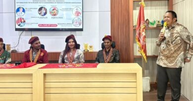 Kepala Dinas Pemuda, Olahraga, dan Pariwisata (Disporapar) Kota Samarinda, Muslimin membuka Rapat Umum Anggota Cabang (RUAC) XXIX Perhimpunan Mahasiswa Katolik Republik Indonesia (PMKRI)