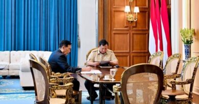 Pertemuan Presiden Prabowo Subianto dan Ketua Dewan Ekonomi Nasional Luhut Binsar Pandjaitan.
