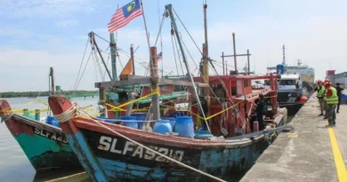 Ilustrasi KKP Tangkap Tiga Kapal Ikan Malaysia di Selat Malaka