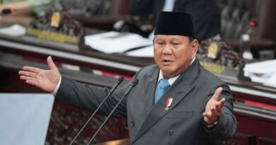 Presiden Prabowo Subianto di rapat paripurna DPR