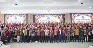 FOTO: , Wakil Wali Kota Samarinda, Saefuddin Zuhri, menghadiri Pengukuhan dan Pelantikan Pengurus Provinsi Persekutuan Dayak Kalimantan Timur periode 2026–2031 di Gedung Olah Bebaya, Kantor Gubernur Kalimantan Timur, Jalan Gajah Mada, Samarinda, Sabtu (16/5/2026)./ IST