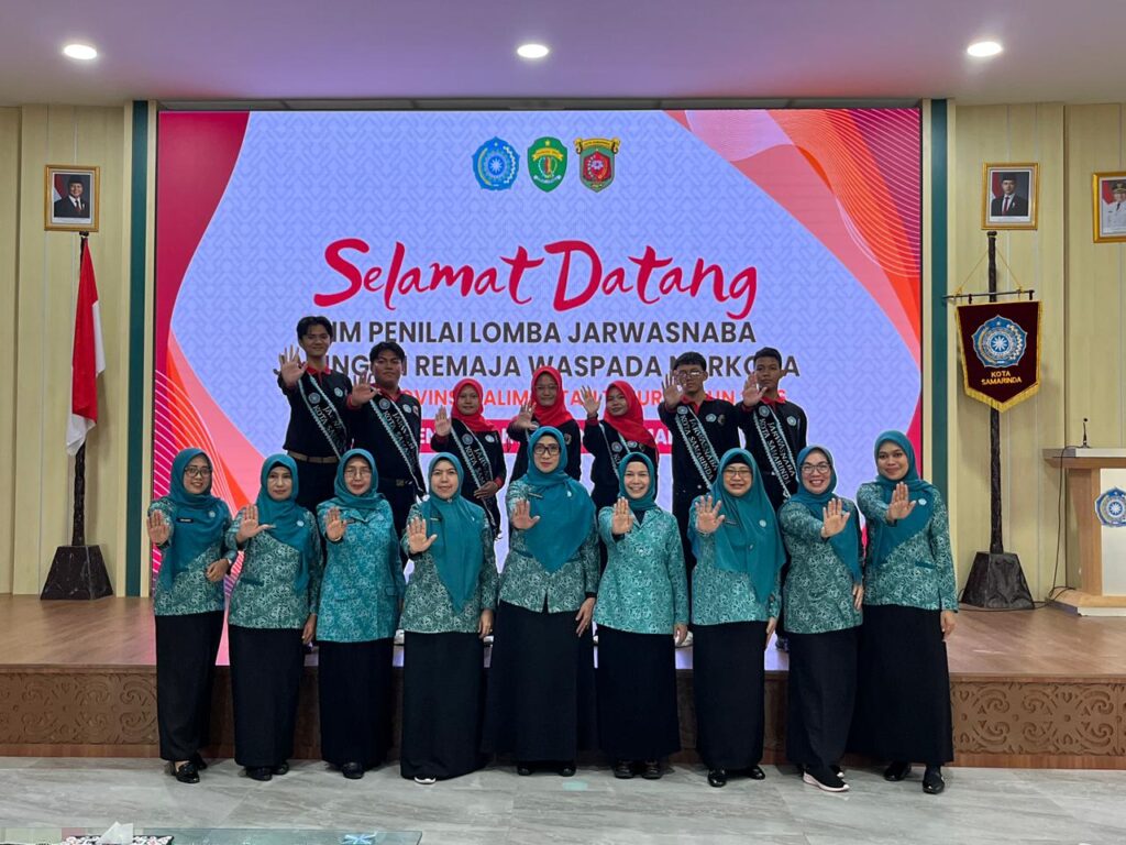 Tim Penggerak PKK Kota Samarinda menerima kunjungan Tim Verifikasi Lapangan PKK Provinsi Kalimantan Timur dalam rangka penilaian lomba JARWASNABA Tahun 2026.