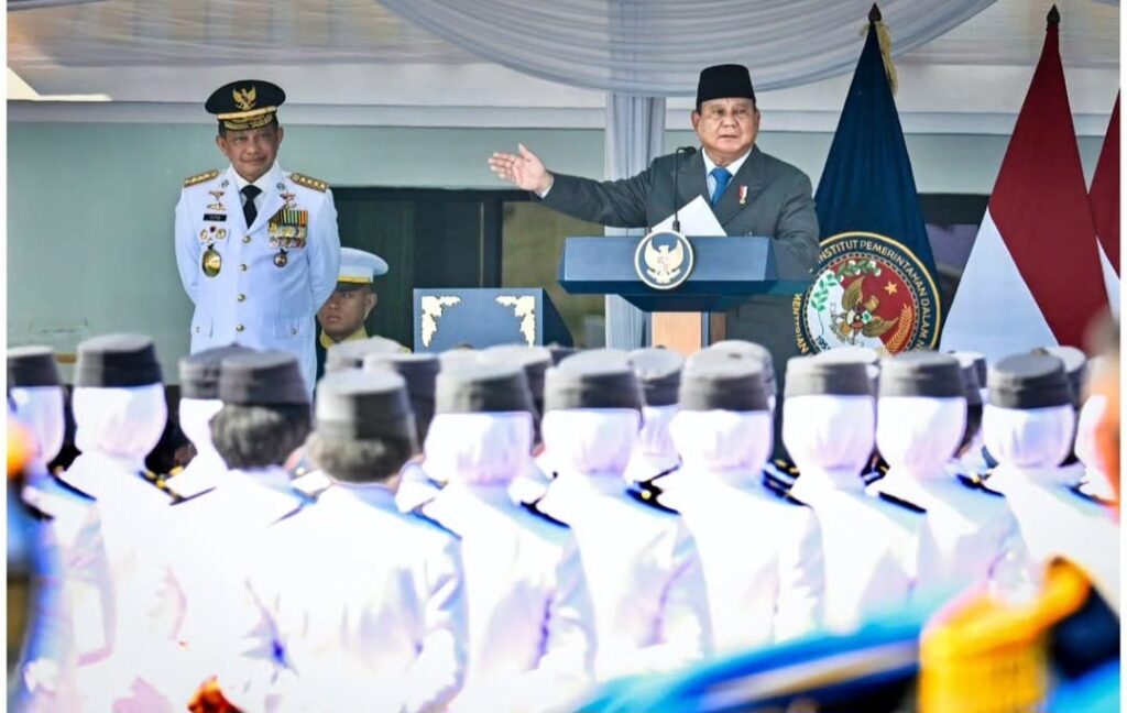 Presiden Prabowo Subianto melantik sebanyak 1.204 Pamong Praja Muda (PPM)
