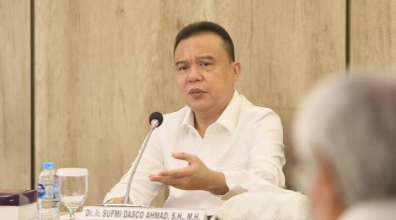 Wakil Ketua DPR Sufmi Dasco Ahmad