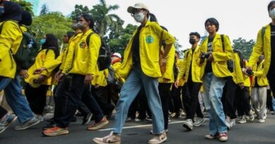 Sehari setelah upacara dan seremoni kemerdekaan, Badan Eksekutif Mahasiswa Universitas Indonesia (BEM UI) turun ke jalan