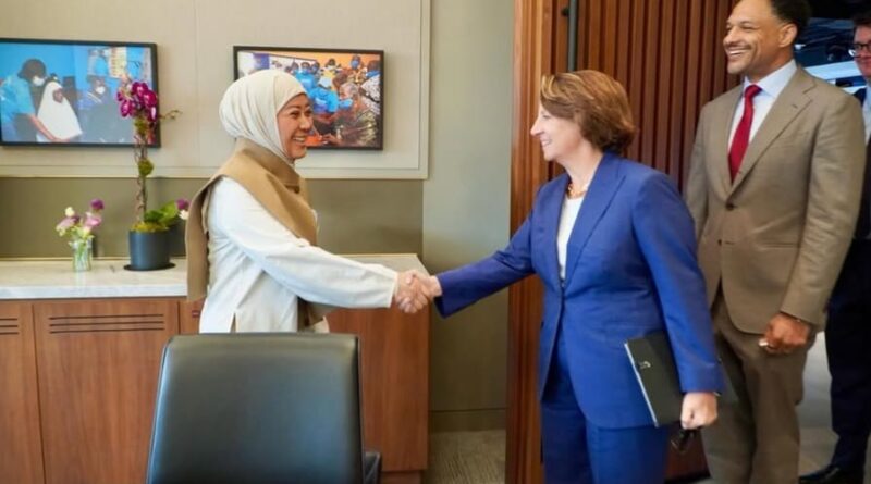 Menteri Komunikasi dan Digital (Menkomdigi) Meutya Hafid melakukan pertemuan bilateral dengan President Microsoft Global Affairs Lisa Monaco di New York, Amerika Serikat, Rabu (23/9).