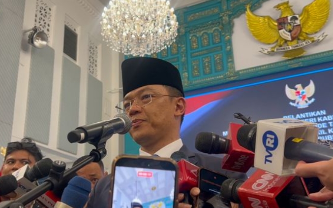 Menteri Koordinator Bidang Pembangunan Manusia dan Kebudayaan (Menko PMK) Sugiono